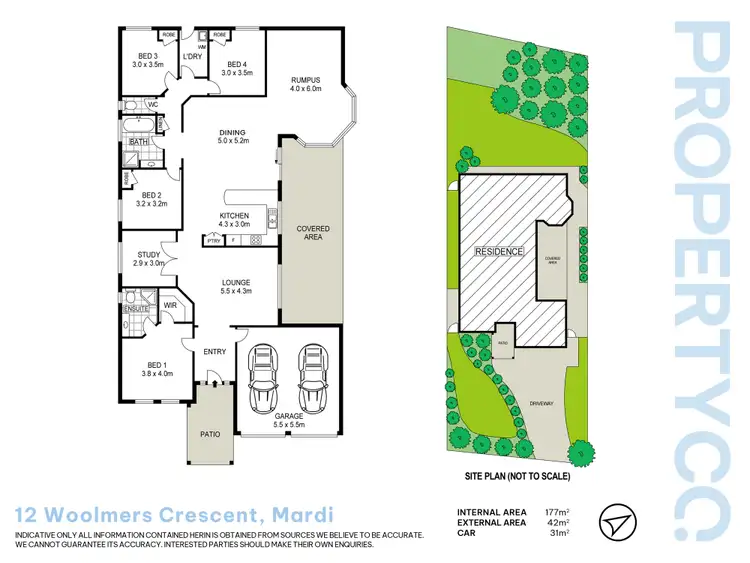 Floorplan of Homely house listing, 12 Woolmers Crescent, Mardi NSW 2259