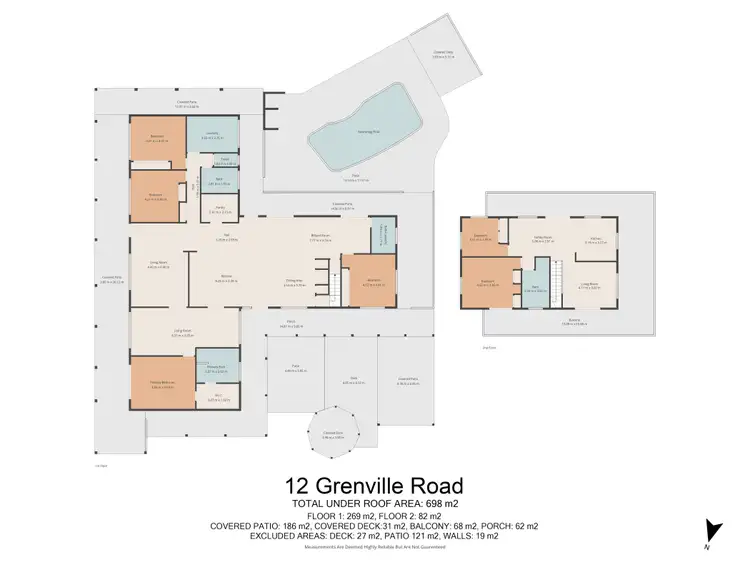 Floorplan of Homely house listing, 12 Grenville Road, The Dawn QLD 4570