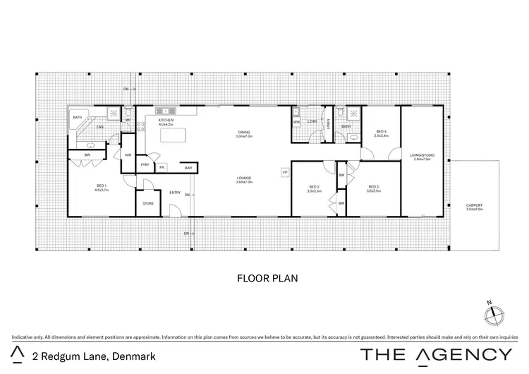 Floorplan of Homely house listing, 2 Redgum Lane, Denmark WA 6333