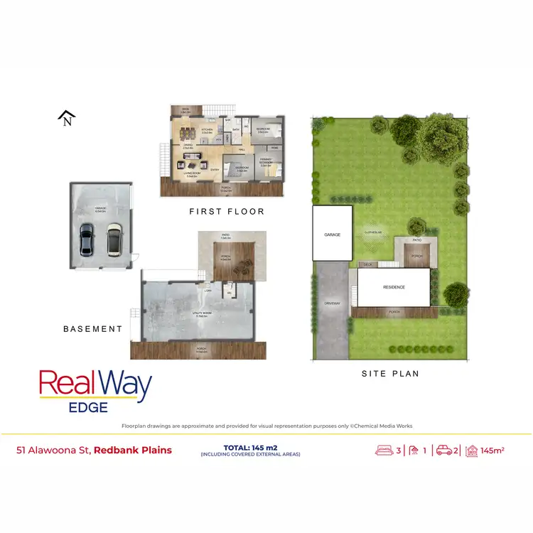 Floorplan of Homely house listing, 51 Alawoona Street, Redbank Plains QLD 4301