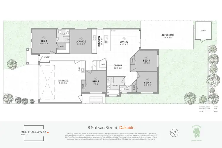 Floorplan of Homely house listing, 8 Sullivan Street, Dakabin QLD 4503