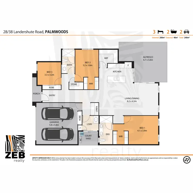 Floorplan of Homely house listing, 28/38 Landershute Road, Palmwoods QLD 4555