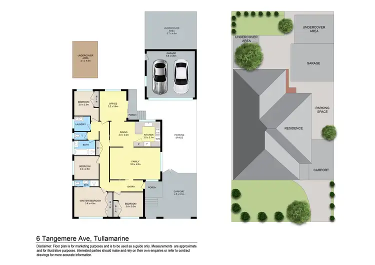 Floorplan of Homely house listing, 6 Tangemere Avenue, Tullamarine VIC 3043