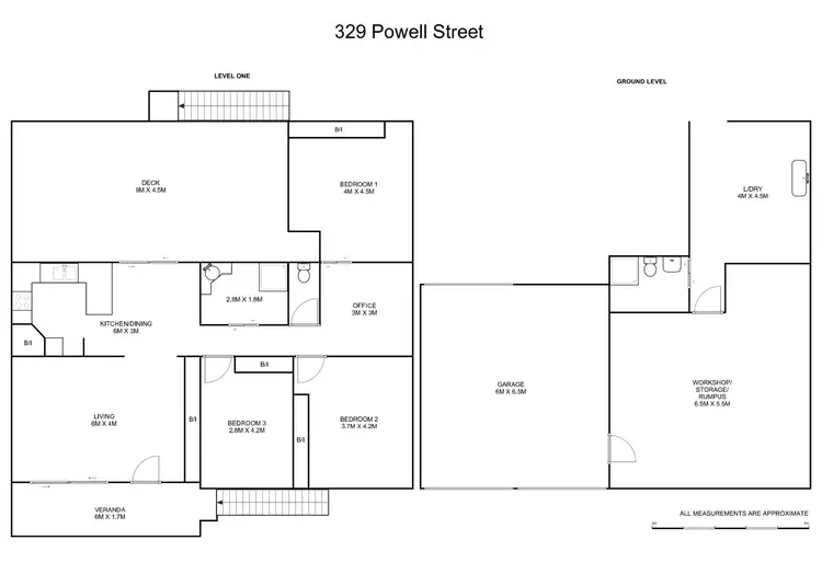 Floorplan of Homely house listing, 329 Powell Street, Grafton NSW 2460