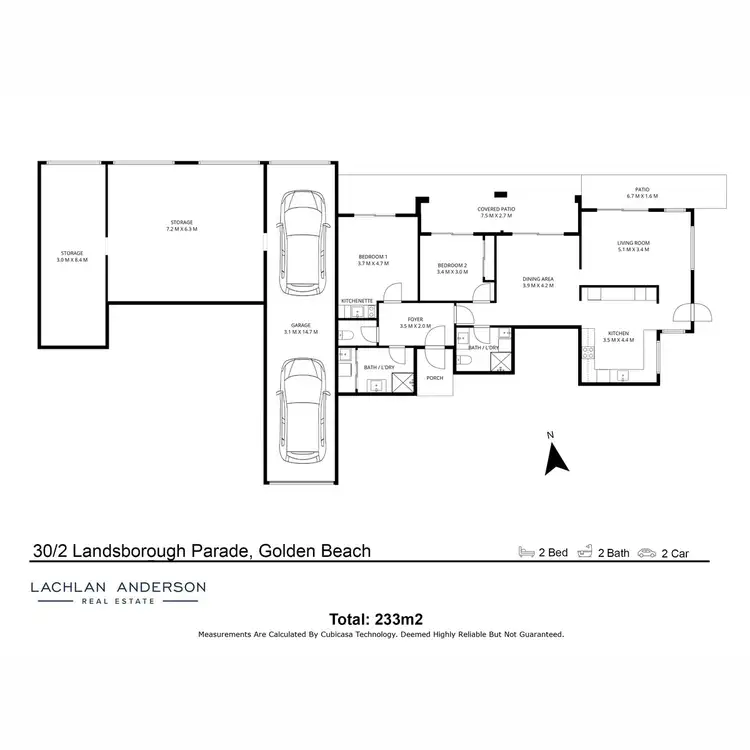Floorplan of Homely unit listing, 30/2 Landsborough Parade, Golden Beach QLD 4551