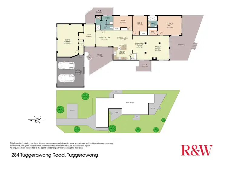 Floorplan of Homely house listing, 284 Tuggerawong Road, Tuggerawong NSW 2259