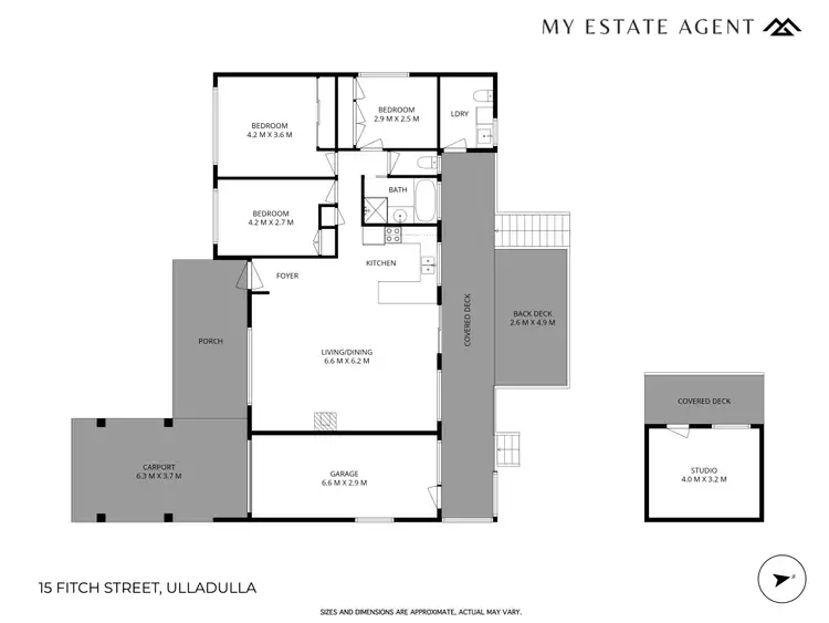 Floorplan of Homely house listing, 15 Fitch Street, Ulladulla NSW 2539
