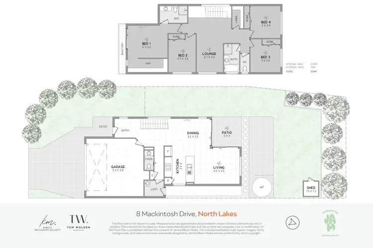Floorplan of Homely house listing, 8 Mackintosh Drive, North Lakes QLD 4509
