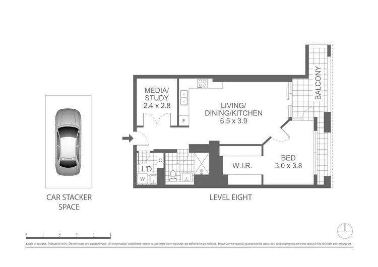 Floorplan of Homely apartment listing, 813/9 Bayswater Road, Potts Point NSW 2011