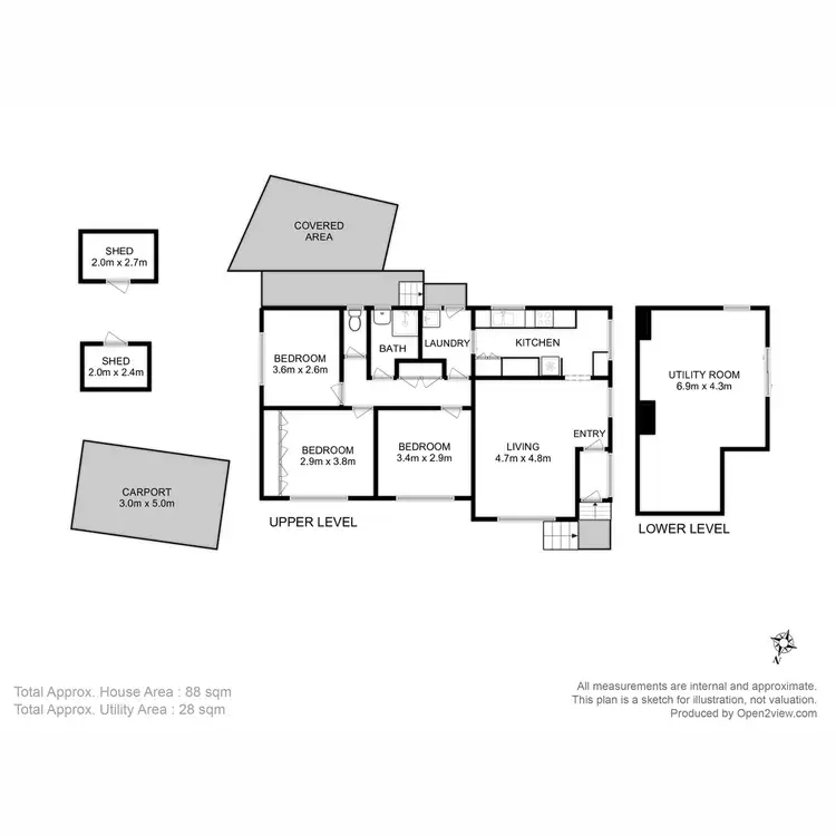 Floorplan of Homely house listing, 21 Carawa Street, Mornington TAS 7018