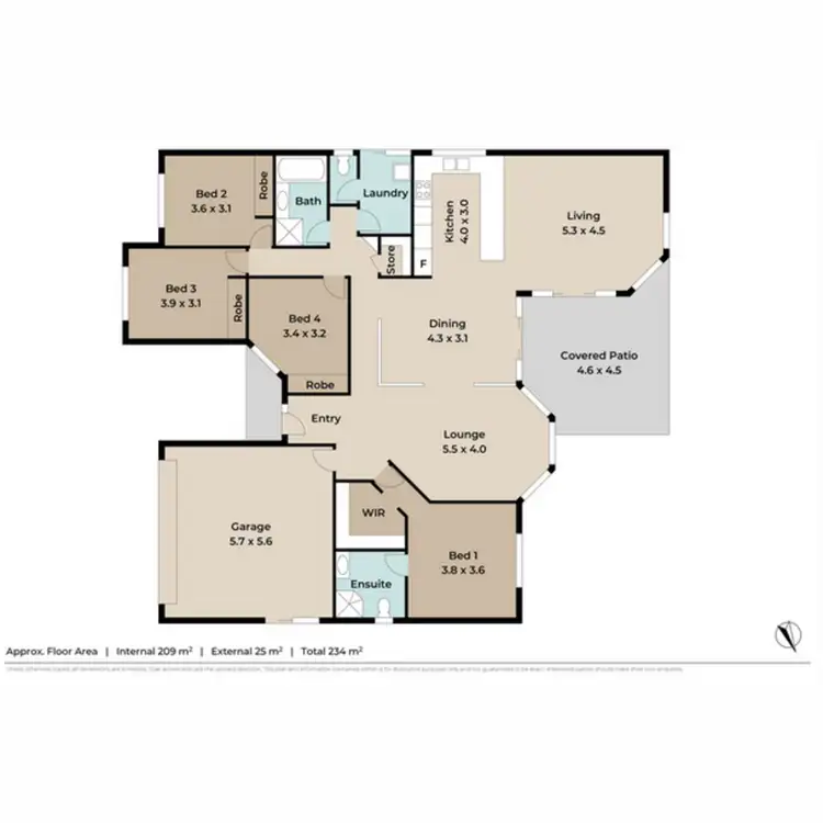 Floorplan of Homely house listing, 27 Denali Circuit, Warner QLD 4500
