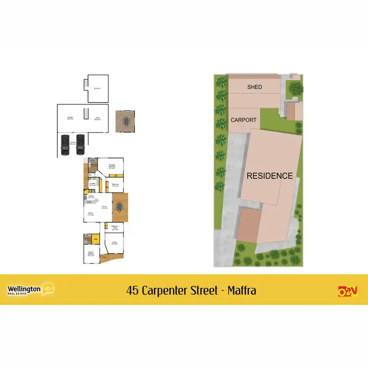 Floorplan of Homely house listing, 45 Carpenter Street, Maffra VIC 3860
