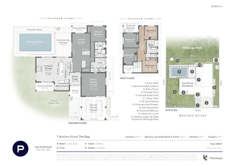 Floorplan of Homely house listing, 7 Belclare Street, The Gap QLD 4061