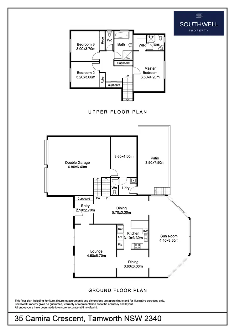 Floorplan of Homely house listing, 35 Camira Crescent, Tamworth NSW 2340