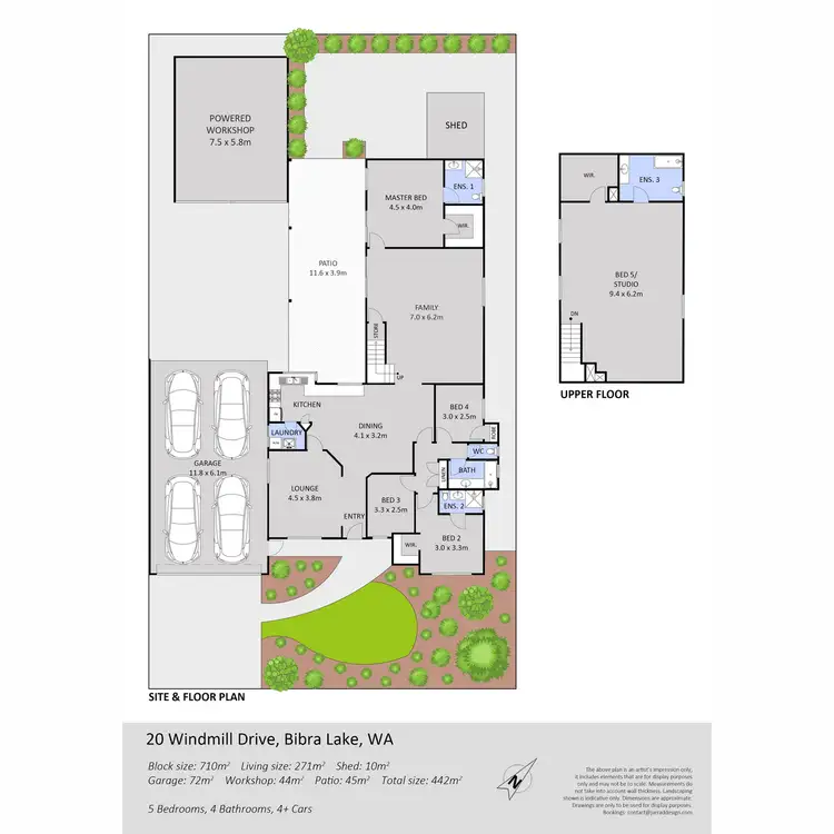 Floorplan of Homely house listing, 20 Windmill Drive, Bibra Lake WA 6163