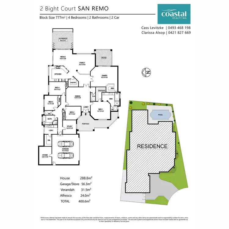 Floorplan of Homely house listing, 2 Bight Court, San Remo WA 6210