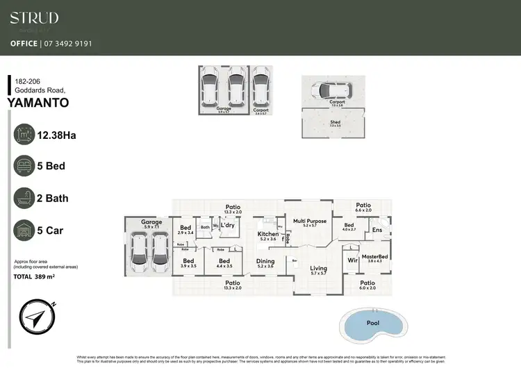Floorplan of Homely house listing, 182-206 Goddards Road, Yamanto QLD 4305