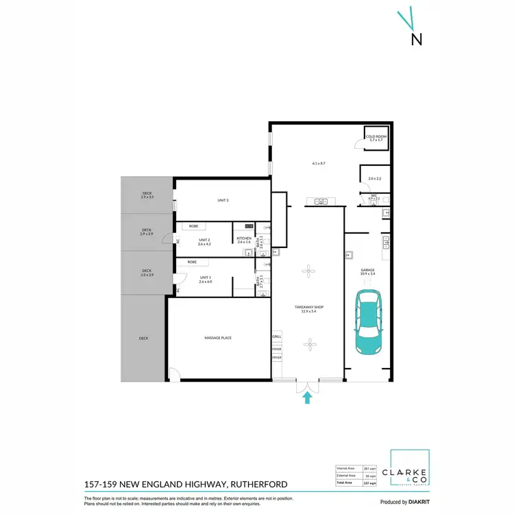 Floorplan of Homely house listing, 157-159 New England Highway, Rutherford NSW 2320