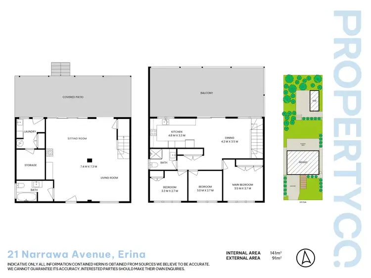 Floorplan of Homely house listing, 21 Narrawa Avenue, Erina NSW 2250