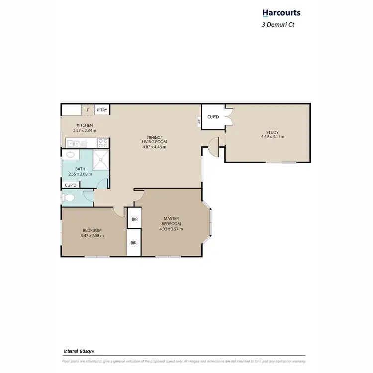 Floorplan of Homely villa listing, 3 Demuri Court, Brendale QLD 4500