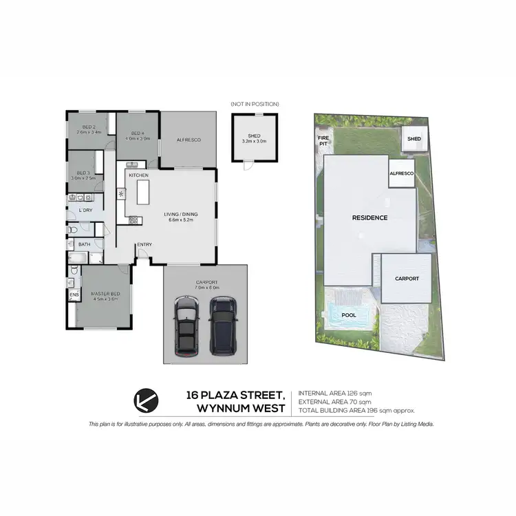 Floorplan of Homely house listing, 16 Plaza Street, Wynnum West QLD 4178