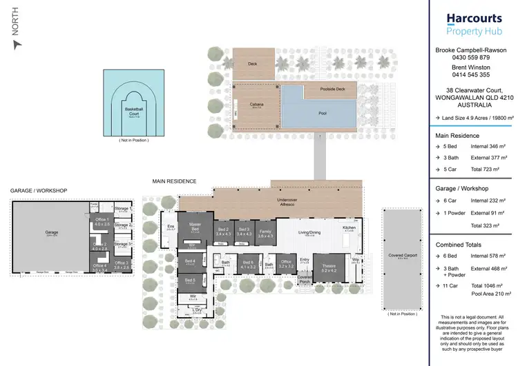 Floorplan of Homely house listing, 38 Clearwater Court, Wongawallan QLD 4210
