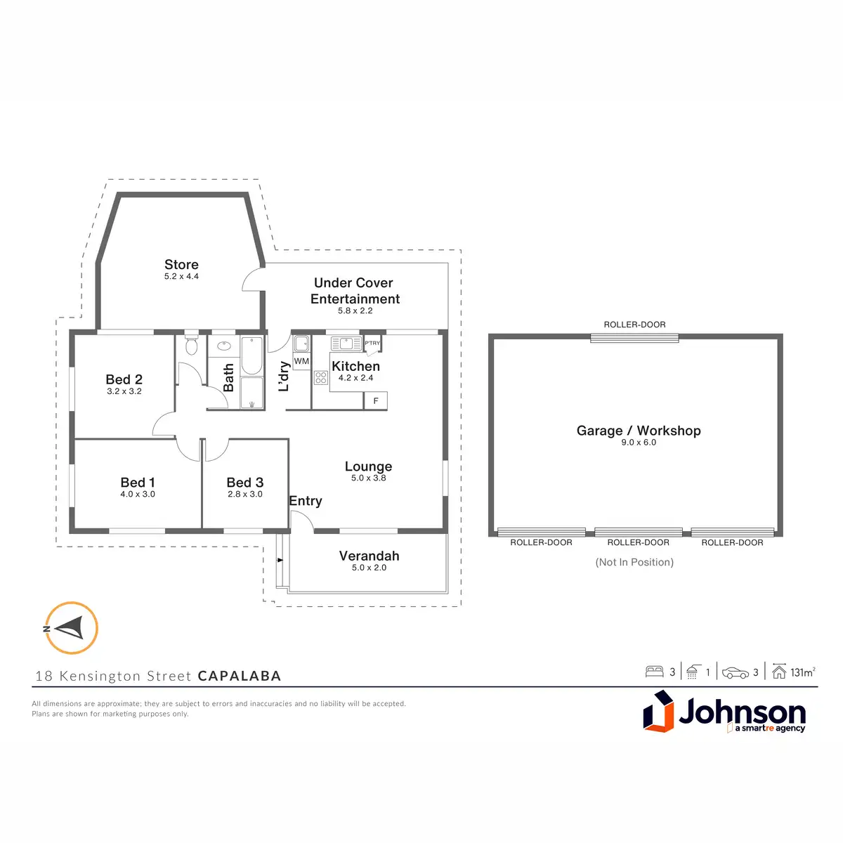 Floorplan of Homely house listing, 18 Kensington Street, Capalaba QLD 4157