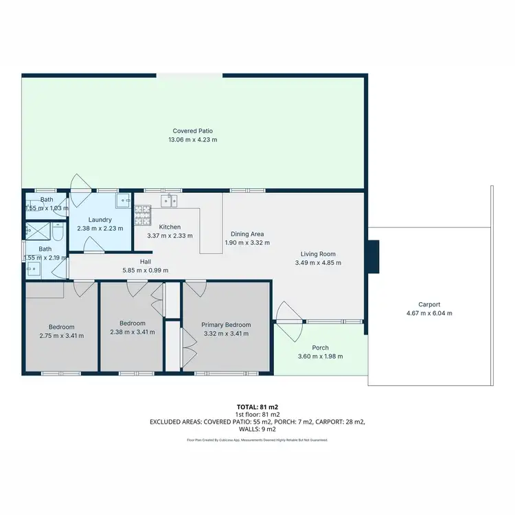 Floorplan of Homely house listing, 11 North Avenue, Bullsbrook WA 6084