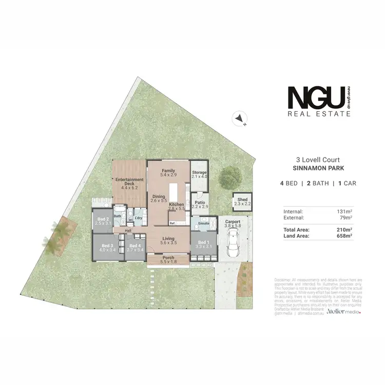 Floorplan of Homely house listing, 3 Lovell Court, Sinnamon Park QLD 4073