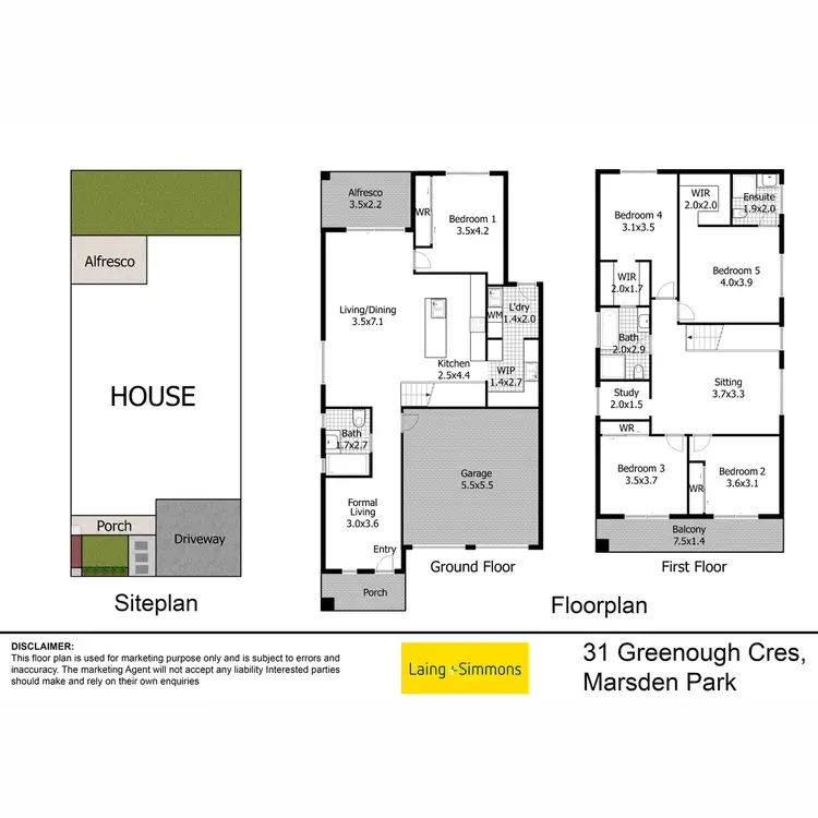 Floorplan of Homely house listing, 31 Greenough Crescent, Marsden Park NSW 2765