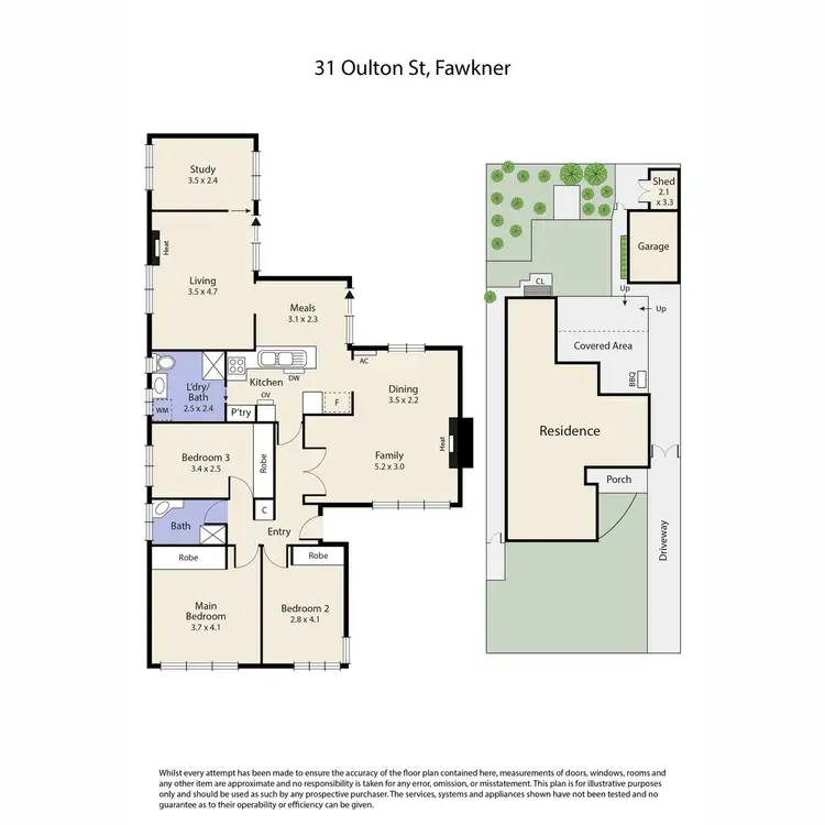 Floorplan of Homely house listing, 31 Oulton Street, Fawkner VIC 3060