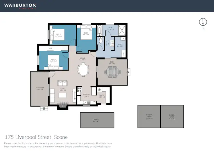 Floorplan of Homely house listing, 175 Liverpool Street, Scone NSW 2337