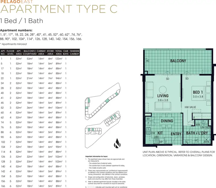 Floorplan of Homely apartment listing, 128/26 Sharpe Avenue, Pegs Creek WA 6714