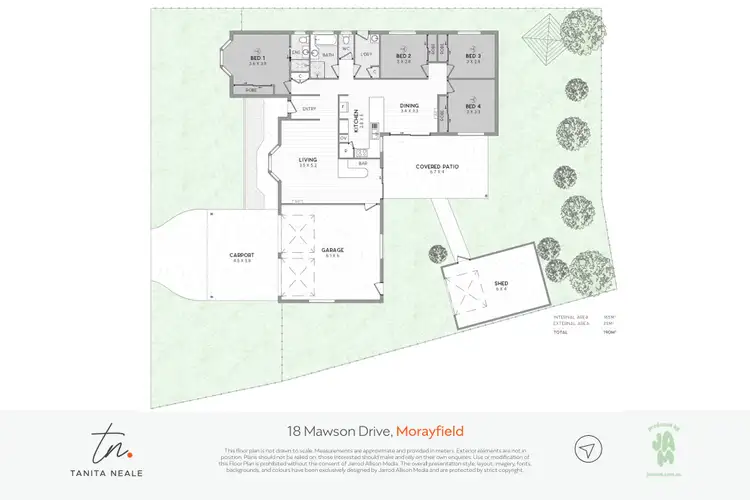 Floorplan of Homely house listing, 18 Mawson Drive, Morayfield QLD 4506