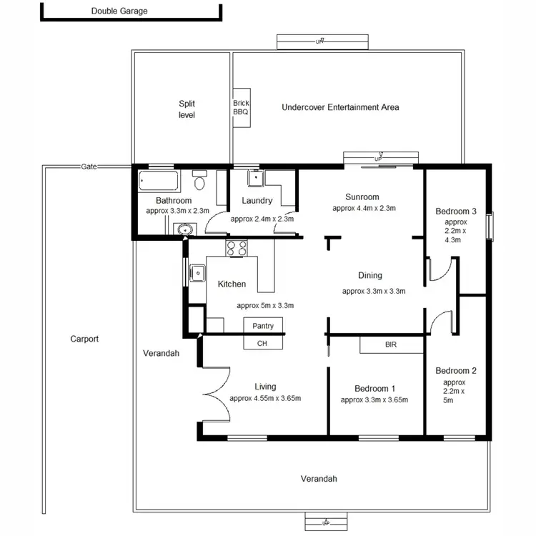 Floorplan of Homely house listing, 11 O'Malley Street, Port Augusta SA 5700