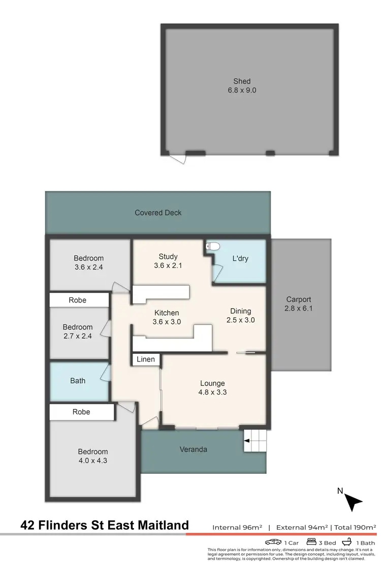 Floorplan of Homely house listing, 42 Flinders Street, East Maitland NSW 2323