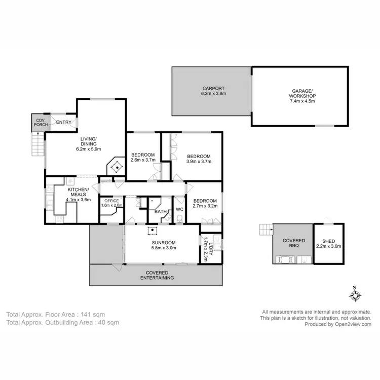 Floorplan of Homely house listing, 27 Inkerman Street, Triabunna TAS 7190