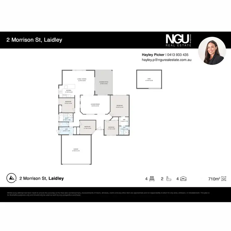 Floorplan of Homely house listing, 2 Morrison Street, Laidley QLD 4341