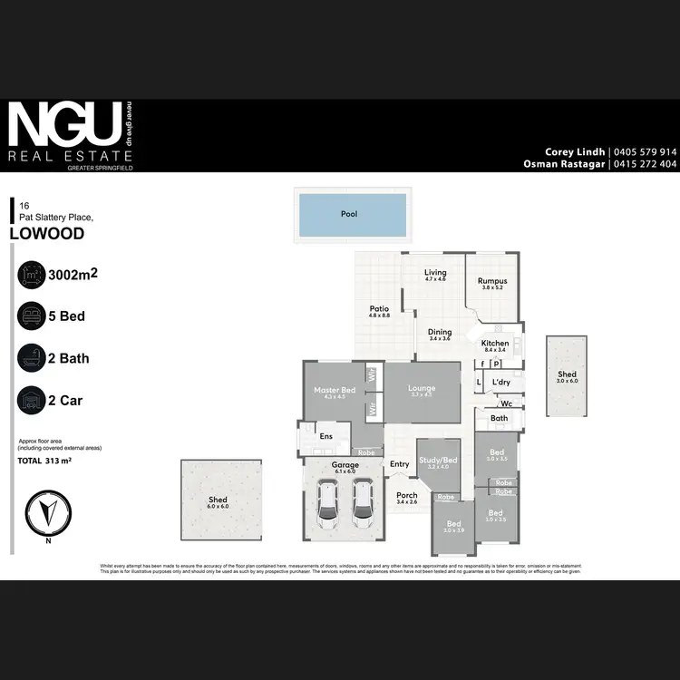Floorplan of Homely house listing, 16 Pat Slattery Place, Lowood QLD 4311