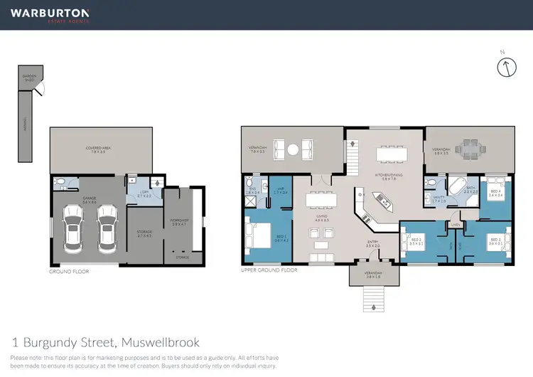 Floorplan of Homely house listing, 1 Burgundy Street, Muswellbrook NSW 2333