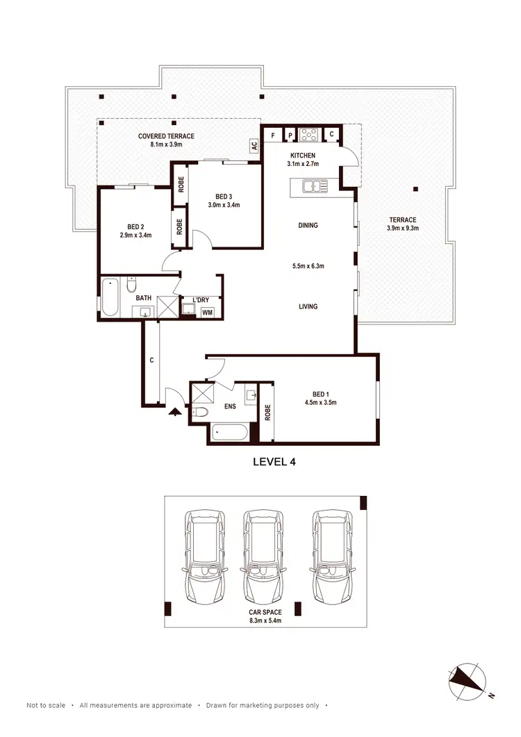 Floorplan of Homely apartment listing, 45/16 Cecil Street, Gordon NSW 2072