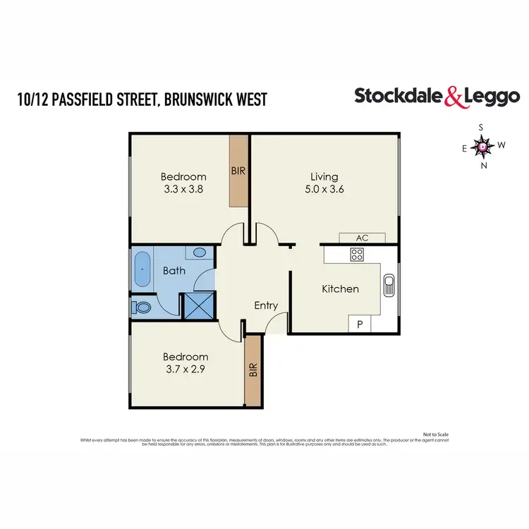 Floorplan of Homely apartment listing, 10/12 Passfield Street, Brunswick West VIC 3055