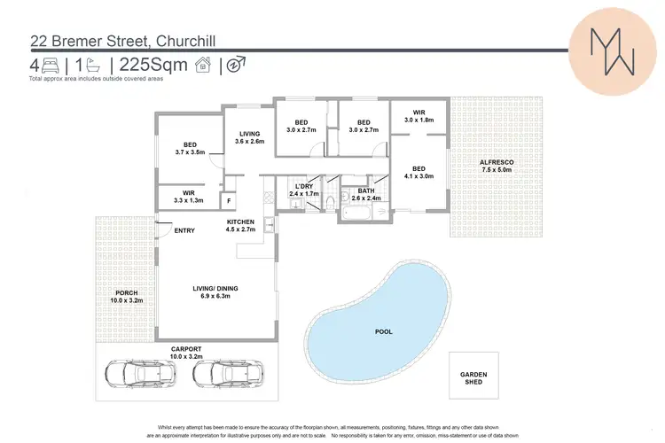 Floorplan of Homely house listing, 22 Bremer Street, Churchill QLD 4305