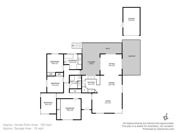 Floorplan of Homely house listing, 6 Sunhaven Avenue, Geilston Bay TAS 7015