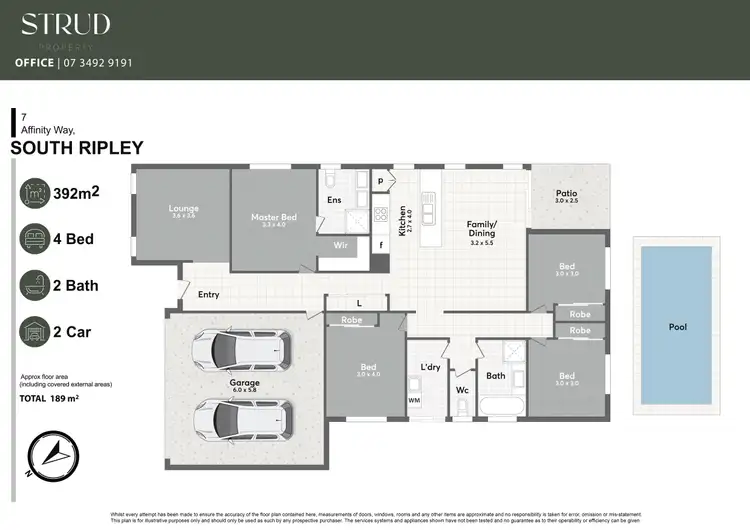Floorplan of Homely house listing, 7 Affinity Way, South Ripley QLD 4306