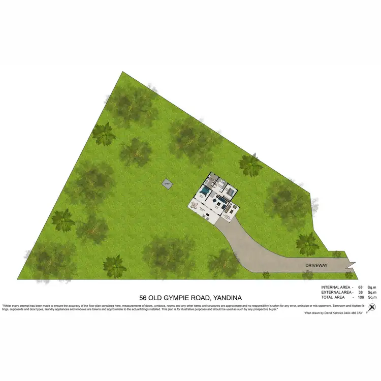 Floorplan of Homely house listing, 56 Old Gympie Road, Yandina QLD 4561