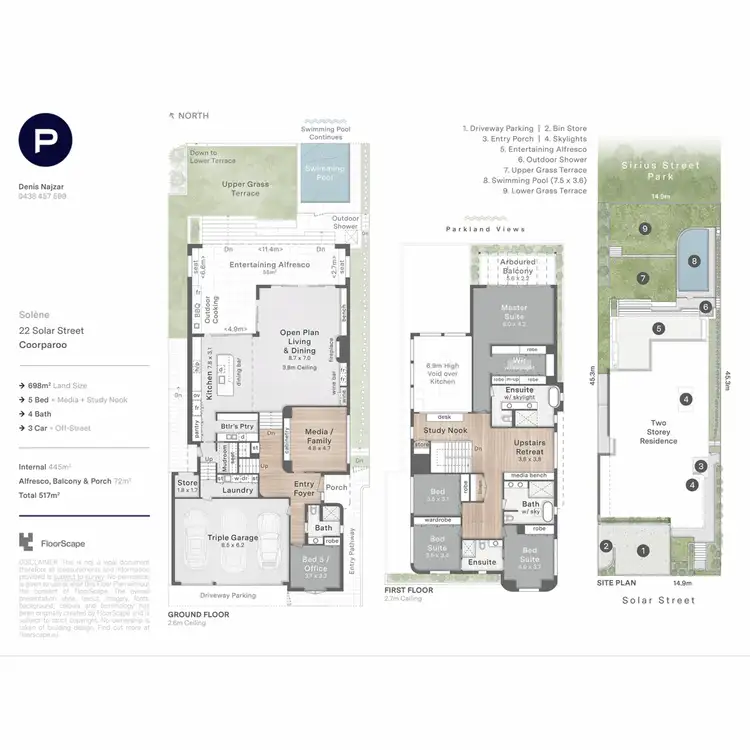 Floorplan of Homely house listing, 22 Solar Street, Coorparoo QLD 4151