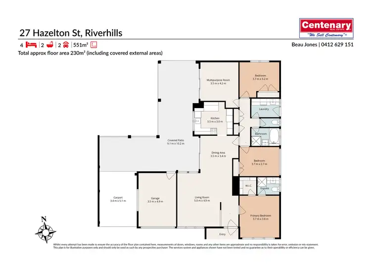 Floorplan of Homely house listing, 27 Hazelton Street, Riverhills QLD 4074