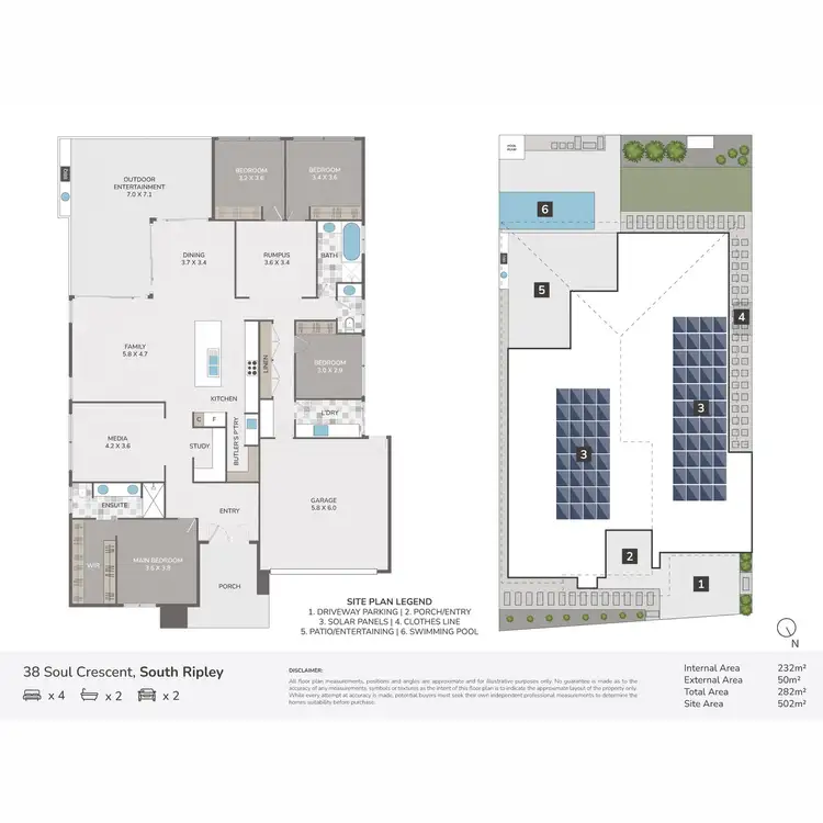 Floorplan of Homely house listing, 38 Soul Crescent, South Ripley QLD 4306