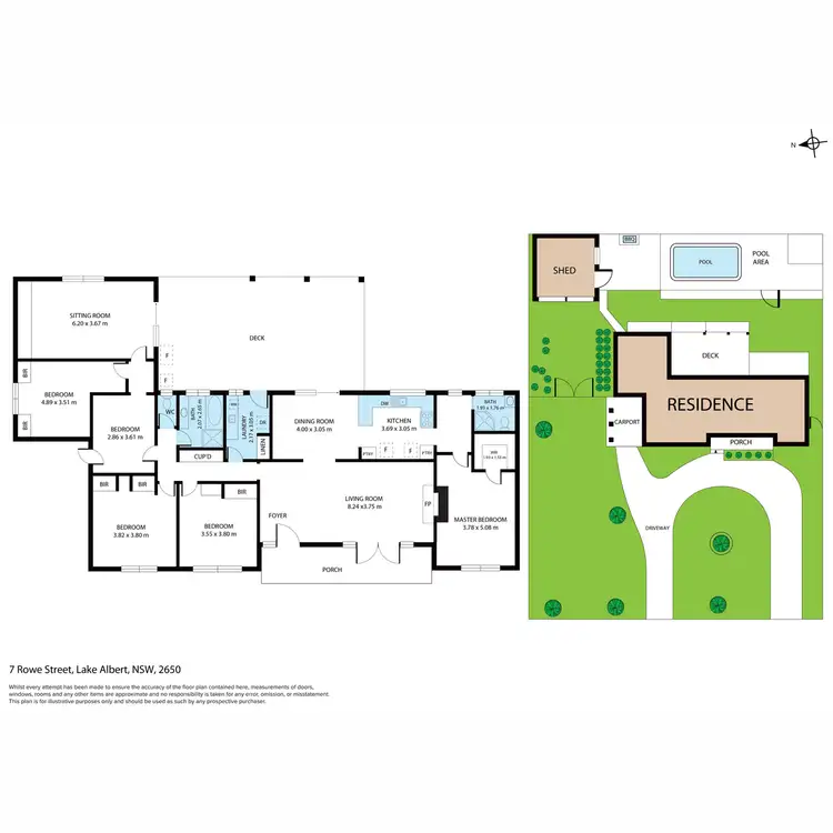 Floorplan of Homely house listing, 7 Rowe Street, Lake Albert NSW 2650